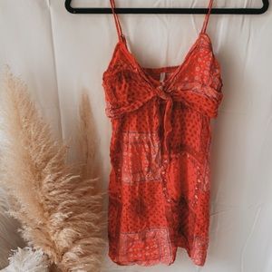 Target Red Paisley Dress